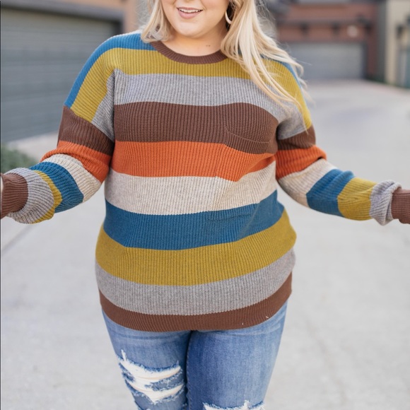 Summoning Fall Striped Sweater - Picture 6 of 14